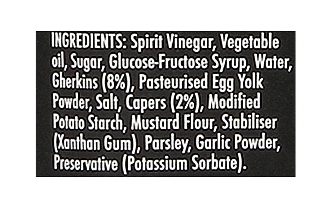 Colman's Tartare Sauce    Glass Jar  250 millilitre